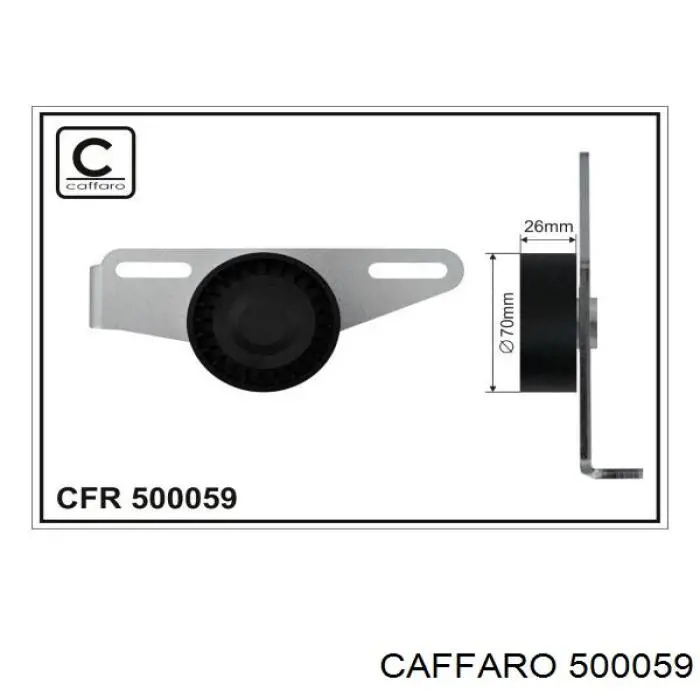 Купити T39393 Gates Натяжний ролик
