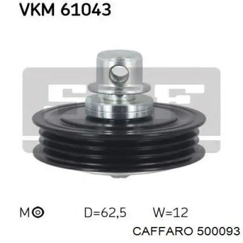 Натяжний ролик Toyota 1663021020 ціна, від 16.71 USD