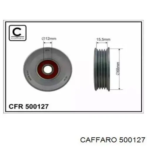 Натяжний ролик Caffaro 500127 ціна, від 7.62 USD