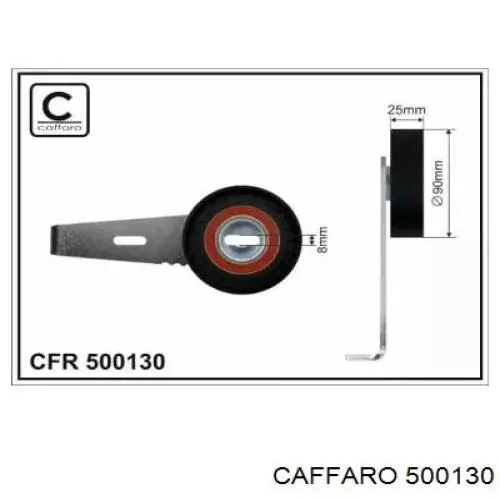 500130 Caffaro ролик натягувача приводного ременя