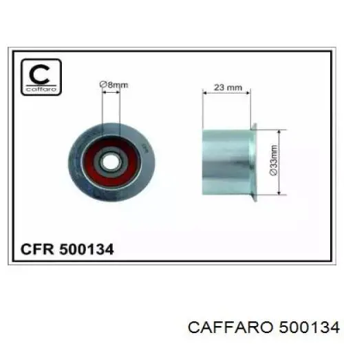 500134 Caffaro ролик ременя грм, паразитний