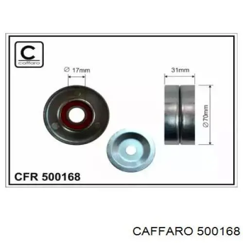 CFR500168 Caffaro ролик натягувача приводного ременя