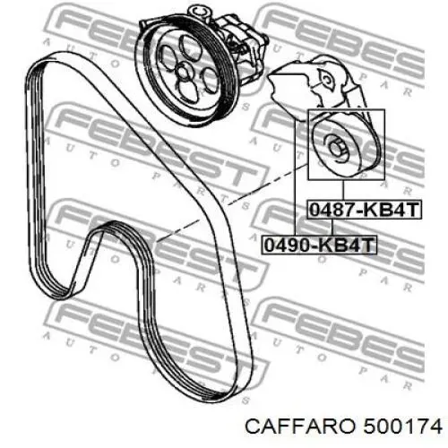 Купити 500174 Caffaro Натяжний ролик