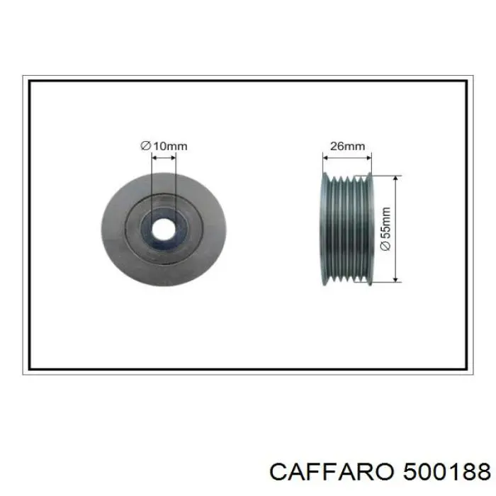 Ролик приводного ременя, паразитний Caffaro 500188 ціна, від 20.49 USD