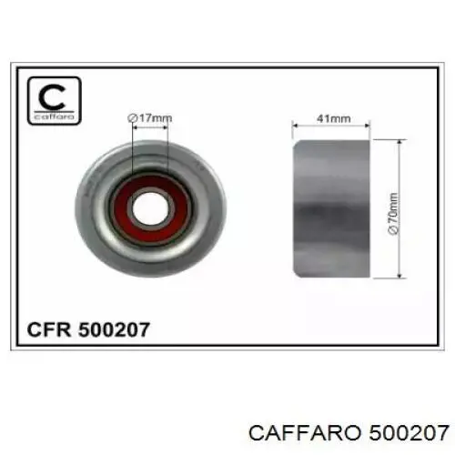 Натяжний ролик Caffaro 500207 ціна, від 20.12 USD