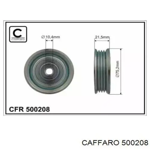 500208 Caffaro ролик натягувача приводного ременя
