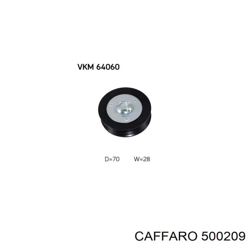 500209 Caffaro ролик приводного ременя, паразитний