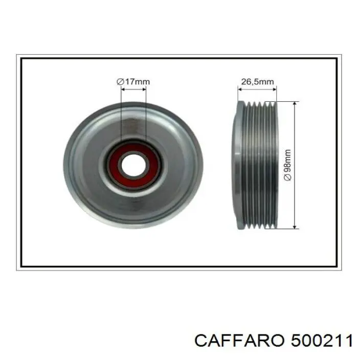 Купити Натяжний ролик Ford Fiesta Mk4 JAS, JBS