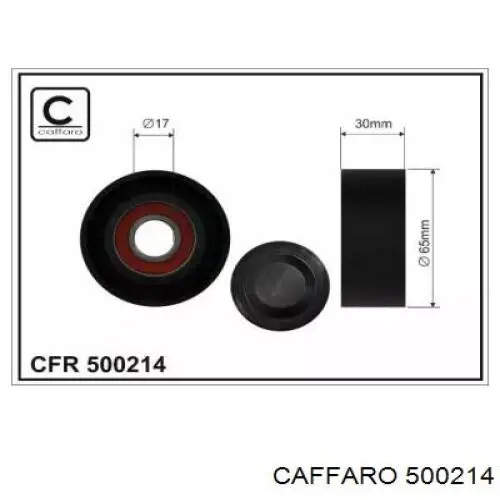 Натяжний ролик Caffaro 500214 ціна, від 9.99 USD