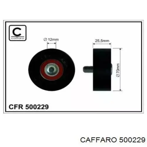 500229 Caffaro ролик натягувача приводного ременя