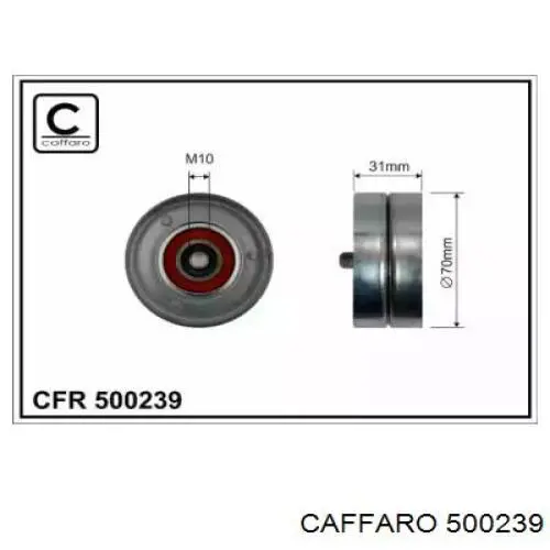 500239 Caffaro ролик натягувача приводного ременя