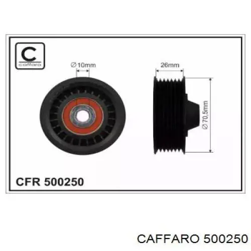 Ролик приводного ременя, паразитний Caffaro 500250 ціна, від 17.19 USD