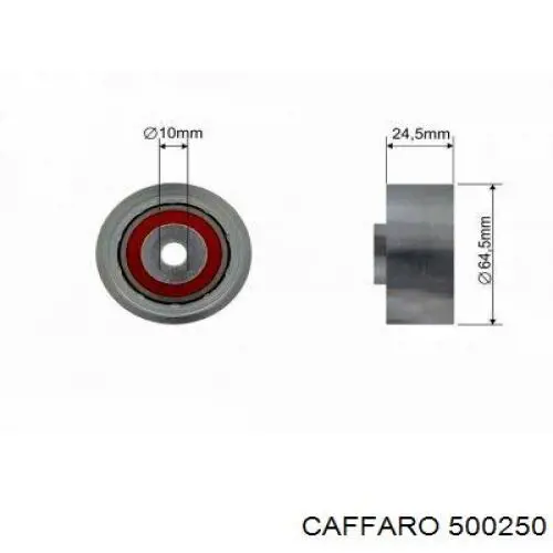 500250 Caffaro Ролик приводного ременя, паразитний