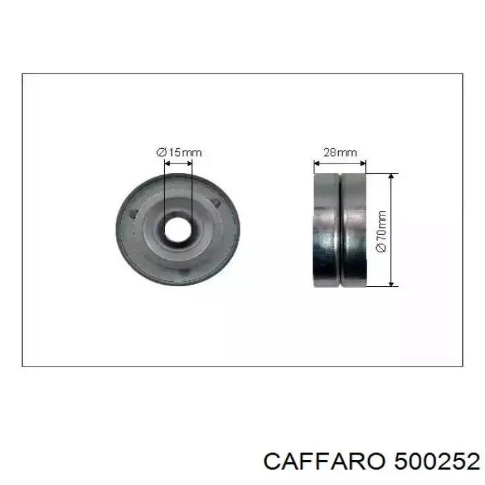 Натяжний ролик Caffaro 500252 ціна, від 9.80 USD