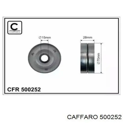 500252 Caffaro ролик натягувача приводного ременя