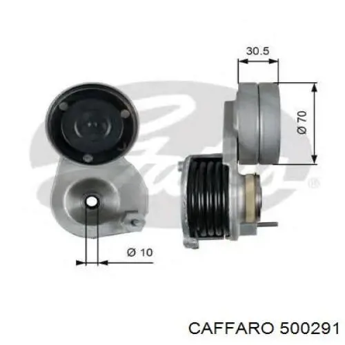 Натяжний ролик Caffaro 500292 ціна, від 17.35 USD