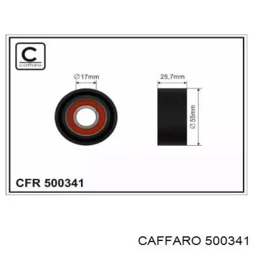 Натяжний ролик Caffaro 500341 ціна, від 8.87 USD