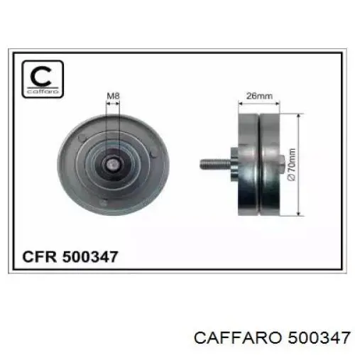 500347 Caffaro Ролик приводного ременя, паразитний