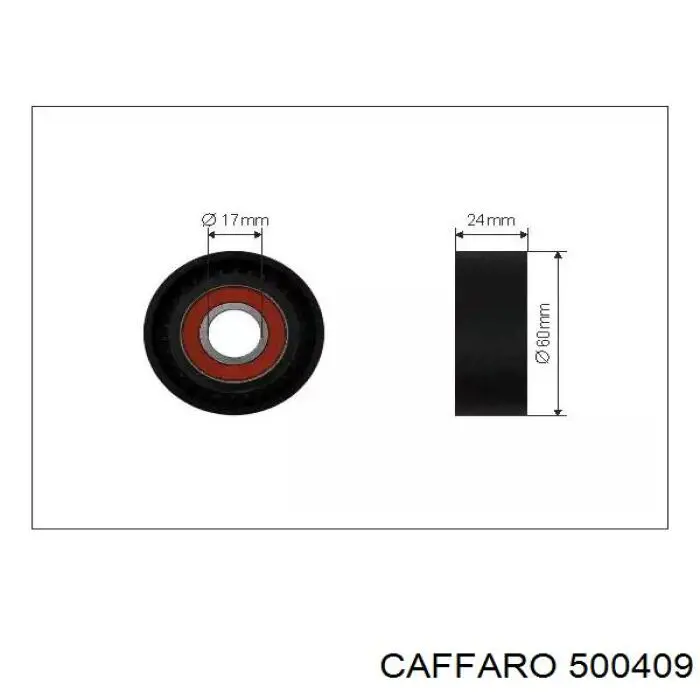 Купити 500409 Caffaro Натяжний ролик
