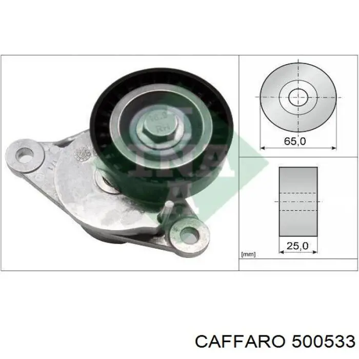 Натяжний ролик NTY RNKPE010 ціна, від 9.02 USD