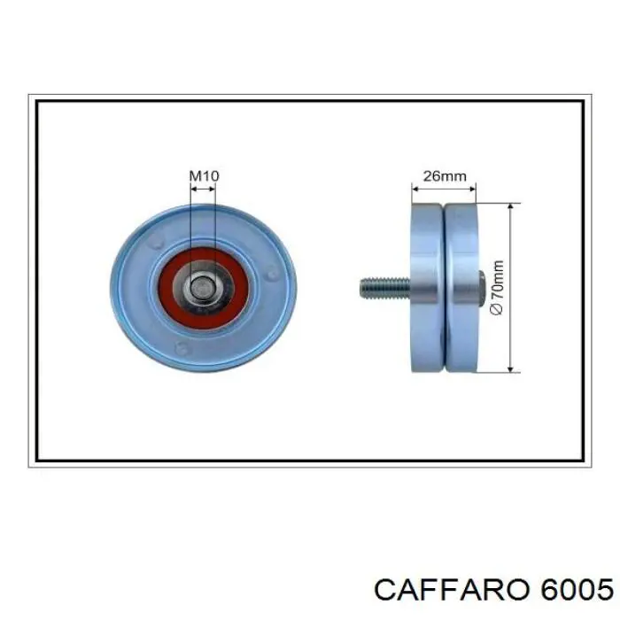 Купити 6005 Caffaro Натяжний ролик
