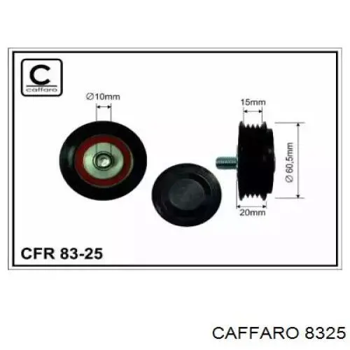 Натяжний ролик Caffaro 8325 ціна, від 12.81 USD