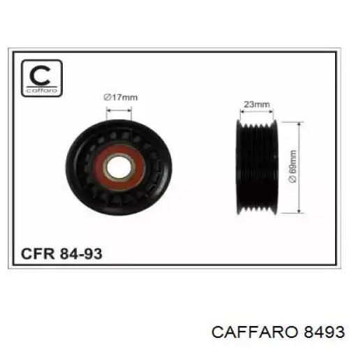 8493 Caffaro ролик натягувача приводного ременя