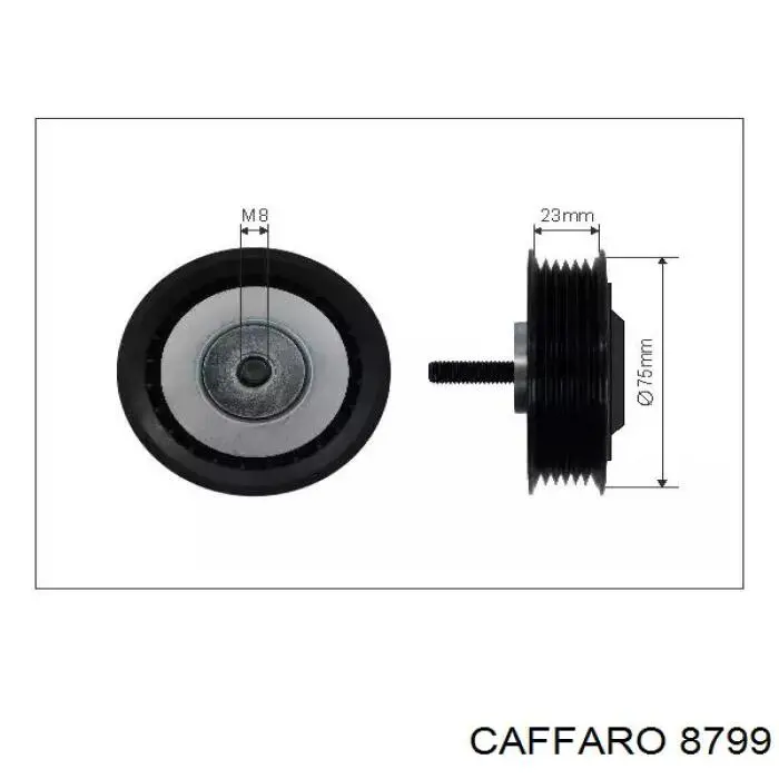 Купити 8799 Caffaro Натяжний ролик
