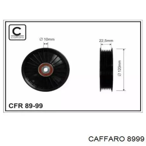 Ролик приводного ременя, паразитний Caffaro 8999 ціна, від 16.76 USD