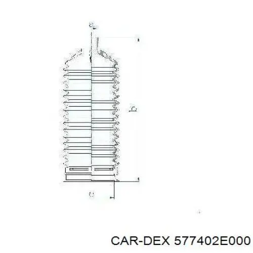 577402E000 Car-dex Пильник рульової