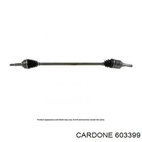 603399 Cardone піввісь (привід передня, ліва)