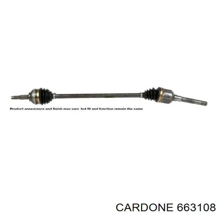 Піввісь передня, права Cardone 663108 ціна, від 132.40 USD