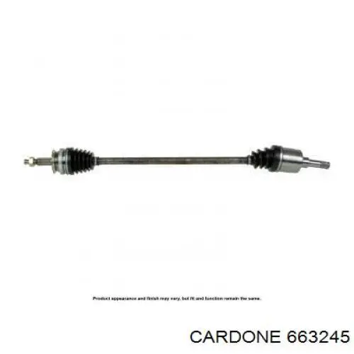 663245 Cardone Привід передній правий