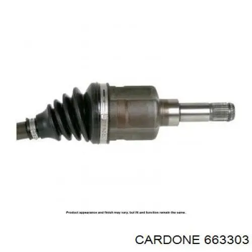 Піввісь передня, права Cardone 663303 ціна, від 56.24 USD
