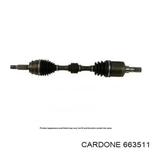 663511 Cardone Привід лівий