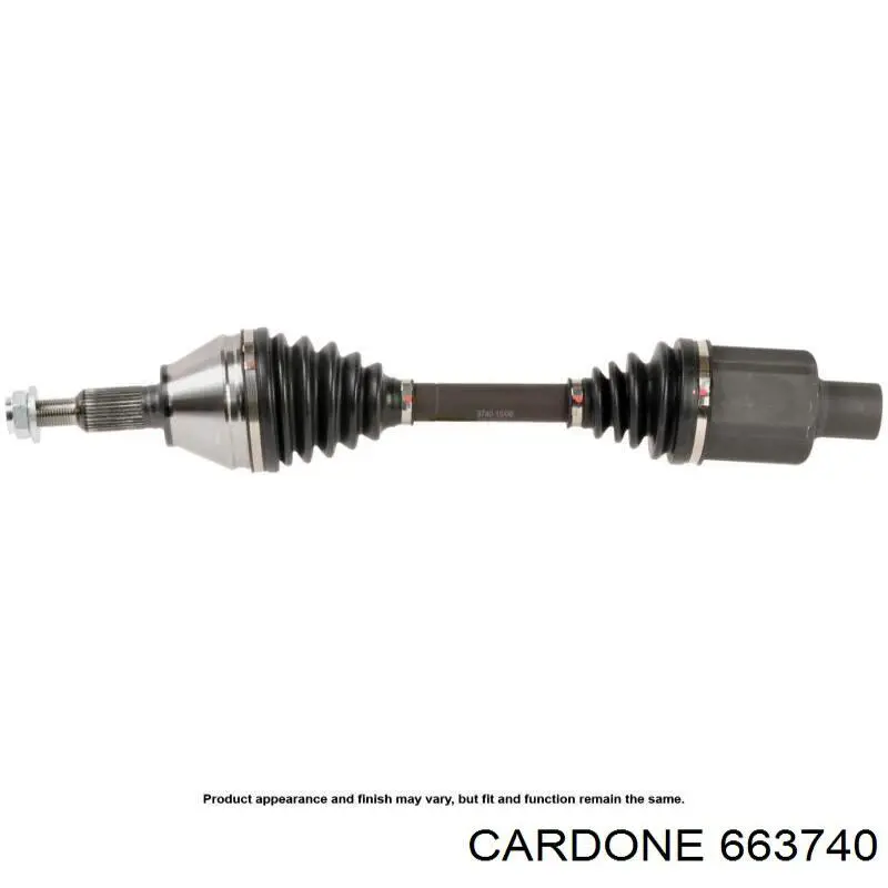 Купити 663740 Cardone Вісь передня в зборі