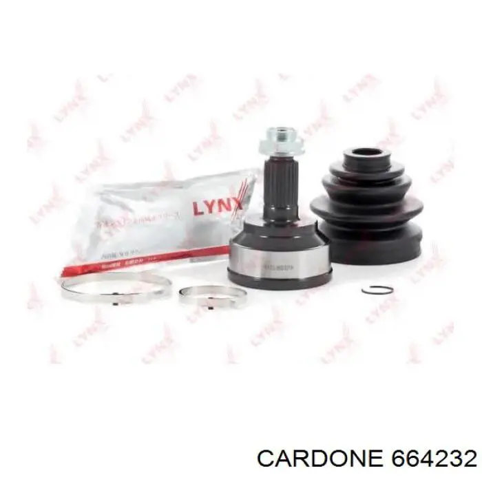 Ліва піввісь 664232 Cardone