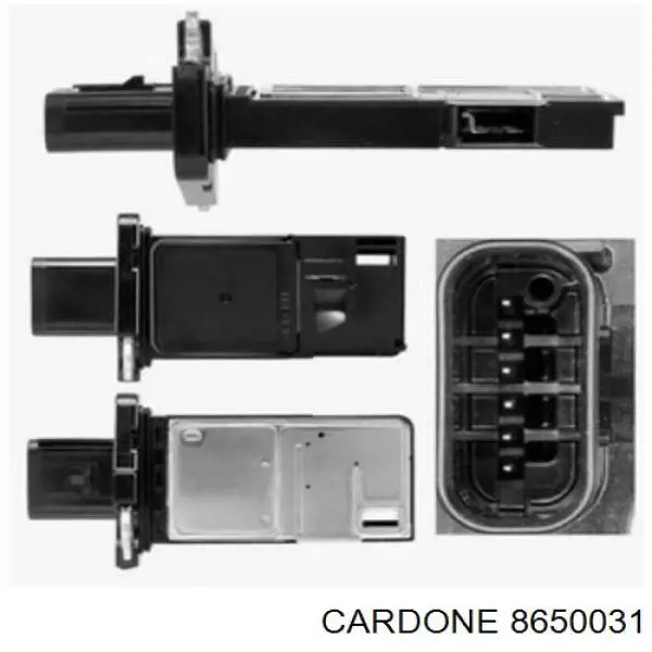 8650031 Cardone датчик потоку (витрати повітря, витратомір MAF - (Mass Airflow))