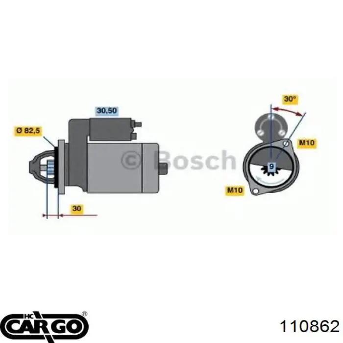 Стартер A002151930180 Mercedes