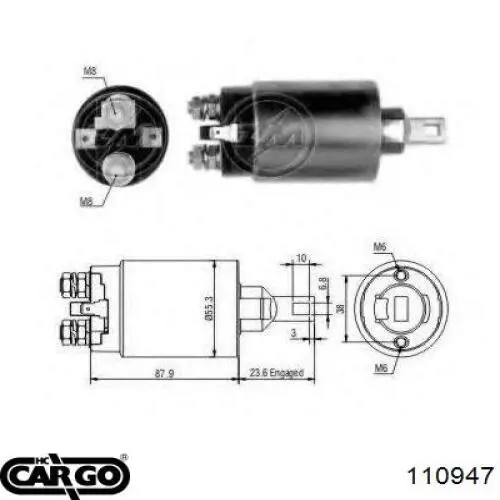 Стартер Mitsubishi MM409412 ціна, від 137.11 USD