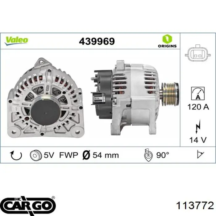 Генератор 10480408 MSG Rebuilding