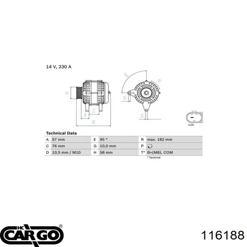 12317801124 BMW Авто генератор