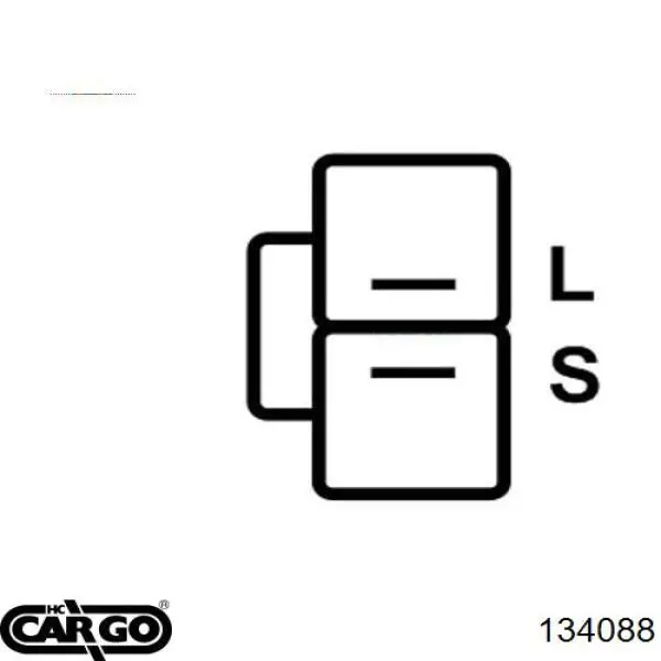 134088 Cargo реле-регулятор генератора, (реле зарядки)