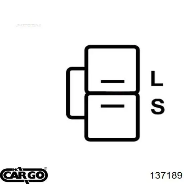137189 Cargo реле-регулятор генератора, (реле зарядки)