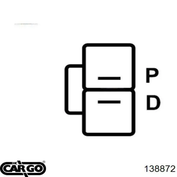 138872 Cargo реле-регулятор генератора, (реле зарядки)