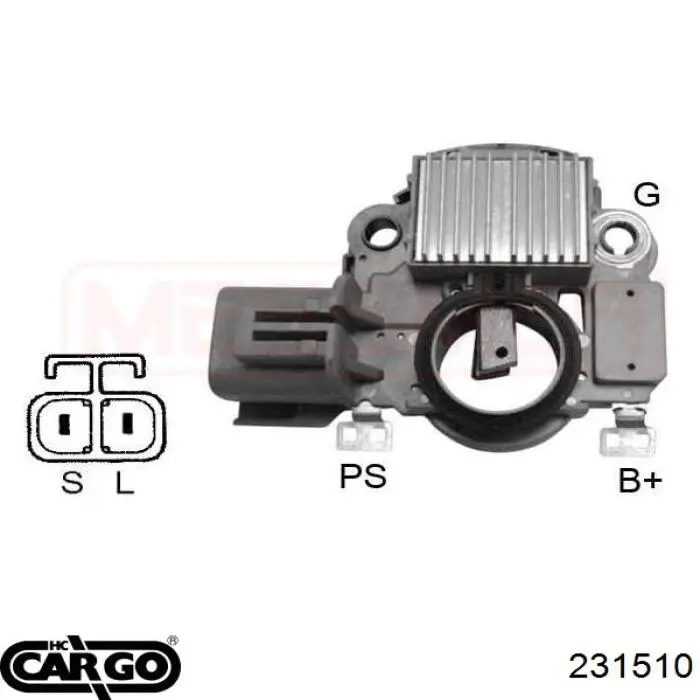 Реле регулятор генератора CARGO 231510