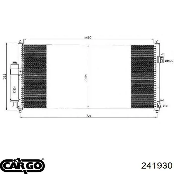 Компресор кондиціонера 241930 Cargo