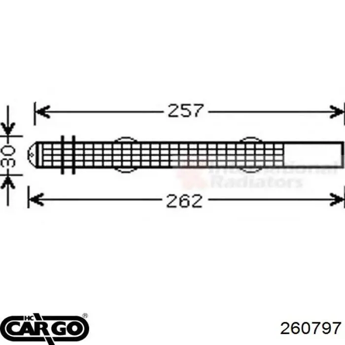 Ресивер-осушувач кондиціонера Cargo 260797 ціна, від 23.45 USD