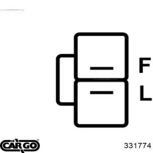 Реле регулятор генератора Cargo 331774
