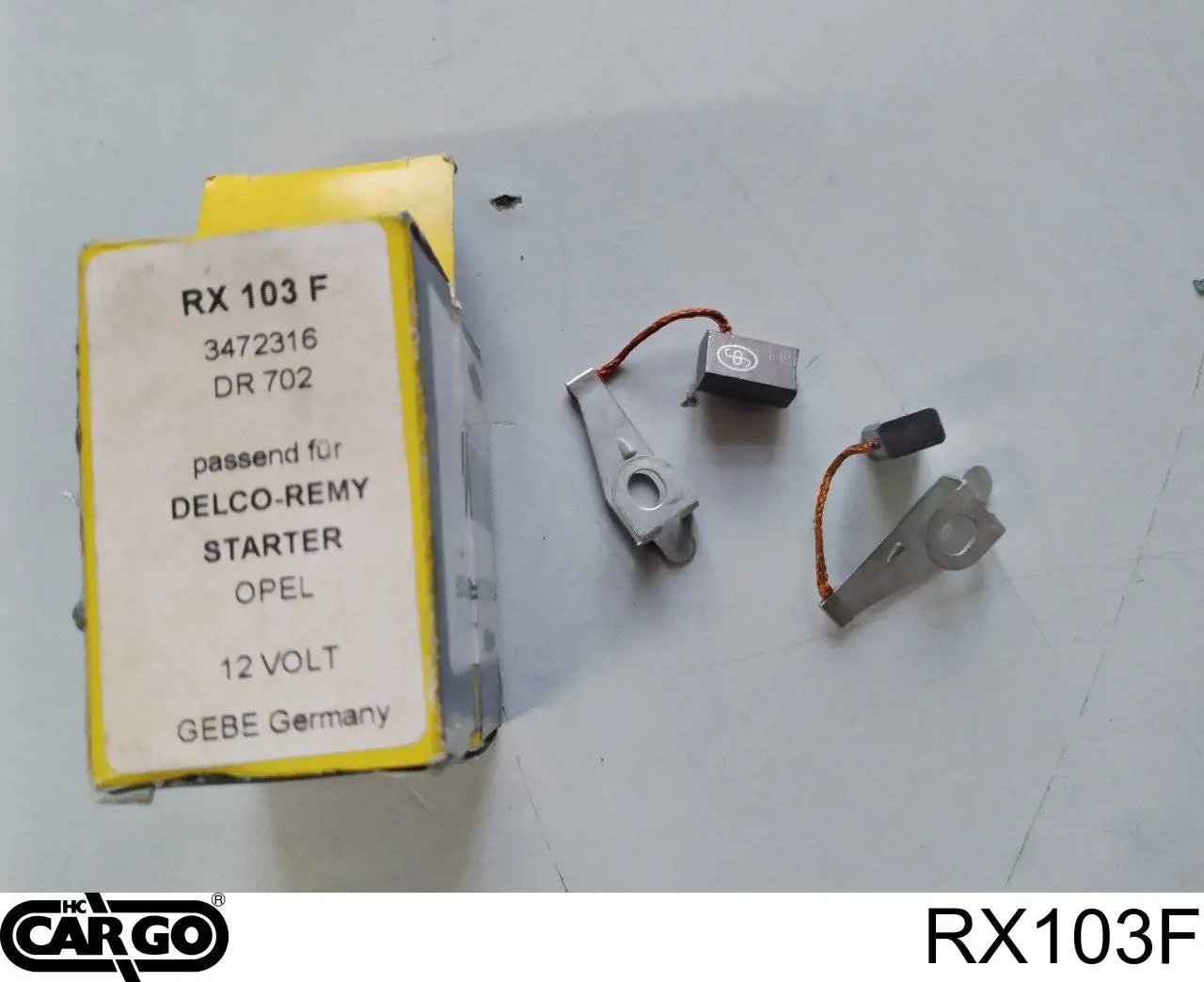 Щітка генератора Cargo RX103F ціна, від 1.48 USD